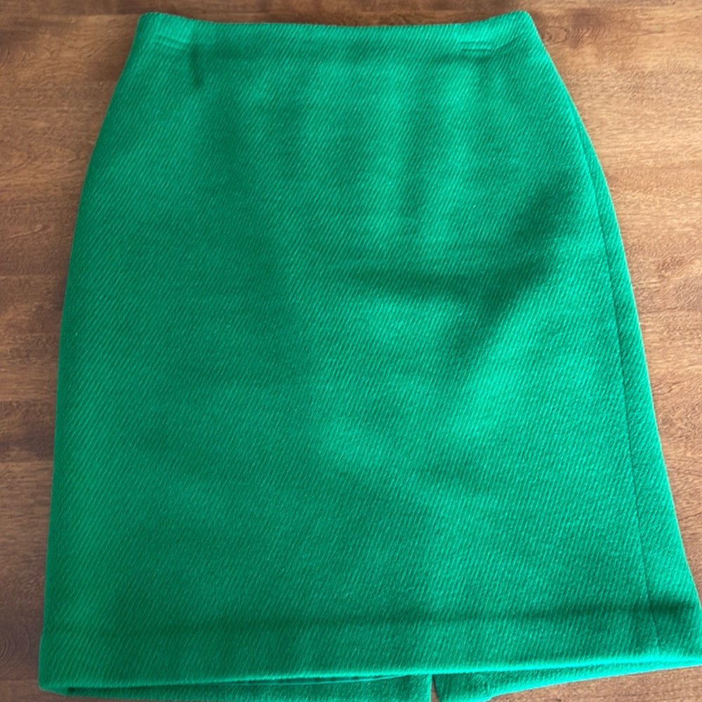 Talbots Lime Green Pencil Skirt
